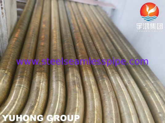B359 C44300 C44500 Bakır Alaşımı Düşük Fin Tüp U Bend Isı Değiştiricileri için ASTM B154-16