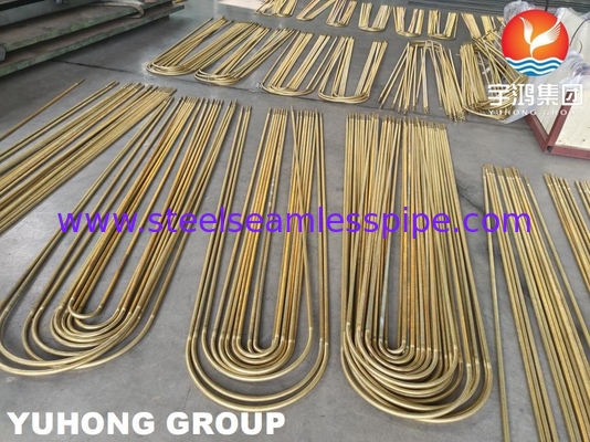 B359 C44300 C44500 Bakır Alaşımı Düşük Fin Tüp U Bend Isı Değiştiricileri için ASTM B154-16