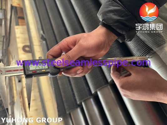 ASTM A335 P11 HFW Serrated Type Fined Tube For HRSG Heat Recovery Steam System (HRSG Sıcaklık Geri Kazanım Buhar Sistemi İçin)