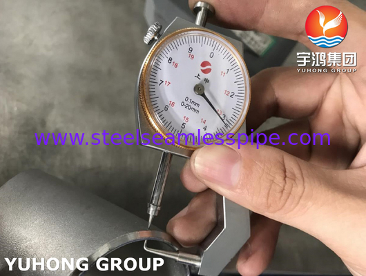 ASTM A815 S31803 Dupleks Çelik Buttwelded 90Deg Dirseği borusu B16.9