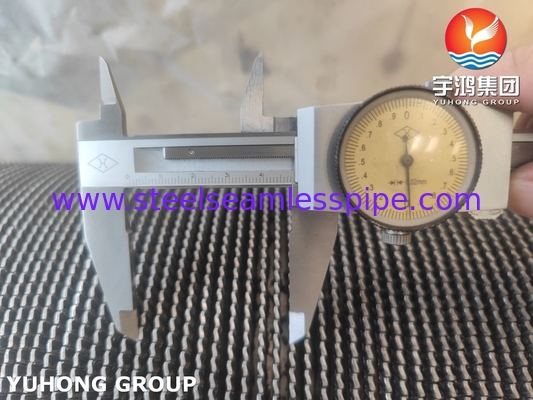 ASME SA312 TP347 Paslanmaz Çelik HFW Tutuklu Tüp, Ekonomizer için Paslanmaz Fin Strip
