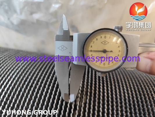 ASME SA312 TP347 Paslanmaz Çelik HFW Tutuklu Tüp, Ekonomizer için Paslanmaz Fin Strip