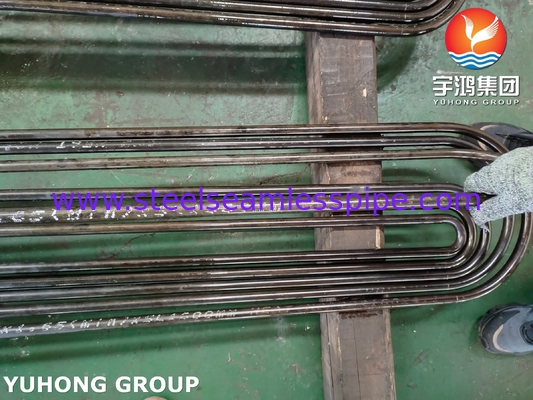 ASTM A213 / ASME SA213 T9 U Bend Tüp Alaşımlı Çelik Sakinsiz Isı Eşanjörü Tüpü