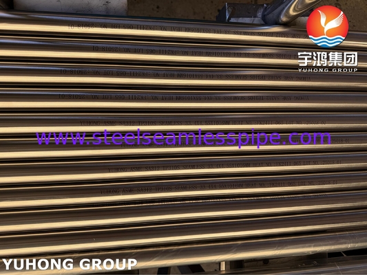 Parlak Annealed Paslanmaz Çelik Dikişsiz Boru ASTM A312 A269 TP310S BA 1.4842