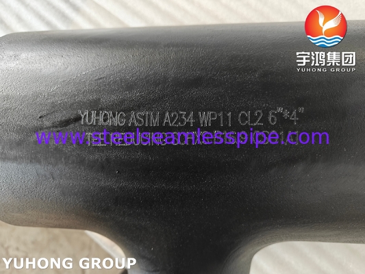 ASTM A234 WP11 CL2 Alaşımlı Çelik Redüksiyon Tee ASME B16.9 Buttweld Boru Fittings