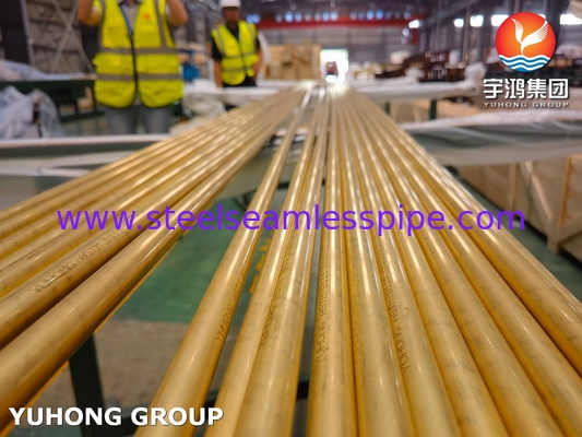 ASME SB111 C68700 Isı Değiştiricisi İçin Dikişsiz Bakır Tüpler O61