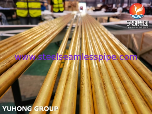 ASME SB111 C68700 Isı Değiştiricisi İçin Dikişsiz Bakır Tüpler O61