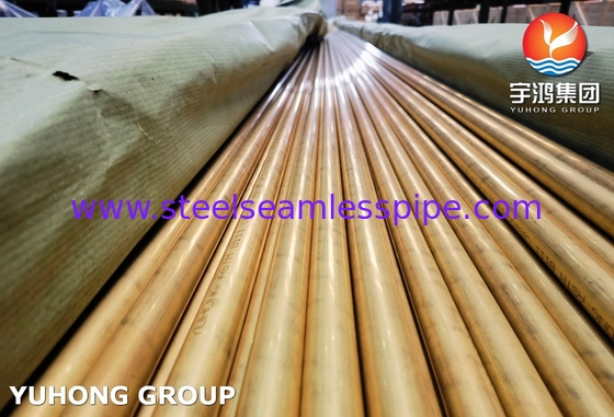 ASME SB111 C68700 Isı Değiştiricisi İçin Dikişsiz Bakır Tüpler O61