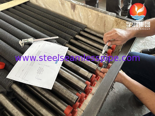 ASME SA213 T22 Rafinasyon Projeleri İçin Alaşımlı Çelik HFW Serfeli Fined Tubes