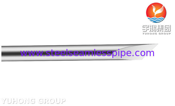 Paslanmaz Çelik Bevelled Solid Core Needle Tube ISO9626 304 Kan Lançeti Örnek Toplama İçin