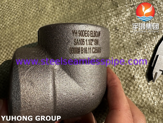 ASME SA105 Kalıplı Karbon Çelik Bağlantısı Soket Saldırılmış B16.11
