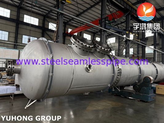 Düşük Sıcaklık Ayırıcı Basınçlı Kap ASME Standartları Karbon Çeliği / Paslanmaz Çelik Kaplama Malzemesi