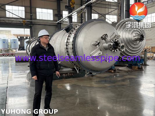 Düşük Sıcaklık Ayırıcı Basınçlı Kap ASME Standartları Karbon Çeliği / Paslanmaz Çelik Kaplama Malzemesi