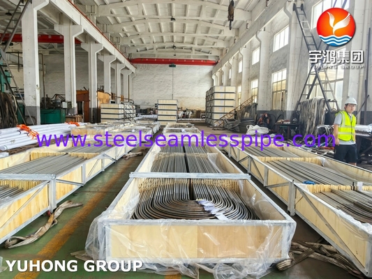 Paslanmaz Çelik Isı Değiştiricisi U Bend Tube A213/SA213 TP304L Bright Annealed BA Seamless Grade TP304L / UNS S30403