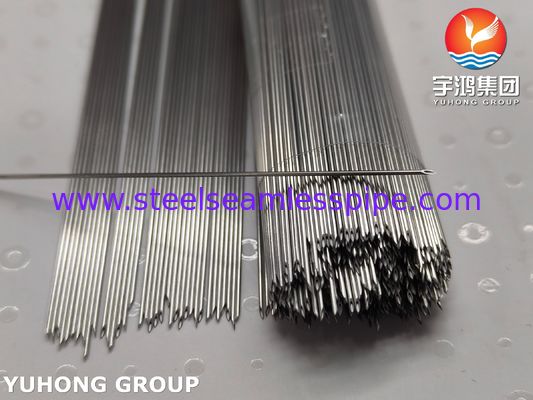 SUS304 Tıbbi Sınıf Paslanmaz Çelik İntravenöz Yerleşik İğne Tüpü, Arka Kesim Uç