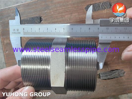 ASTM A182 F316L BSP Rakoruşu Altıgen Nipeli Basınçlı Dövme