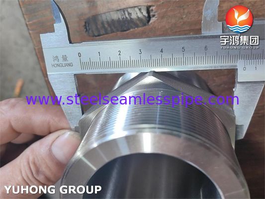 ASTM A182 F316L BSP Rakoruşu Altıgen Nipeli Basınçlı Dövme