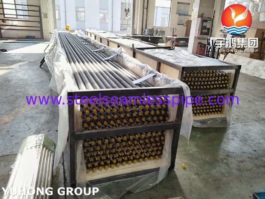 ASTM A213 T5 Furance Isı Değiştiricisi için Karbon Çelik Fin ile G Tipi Fin tüpü
