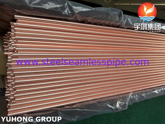 ASTM B111 / ASME SB111 C12200 Kondenser Isı Eşanjörü için Bakır Boru
