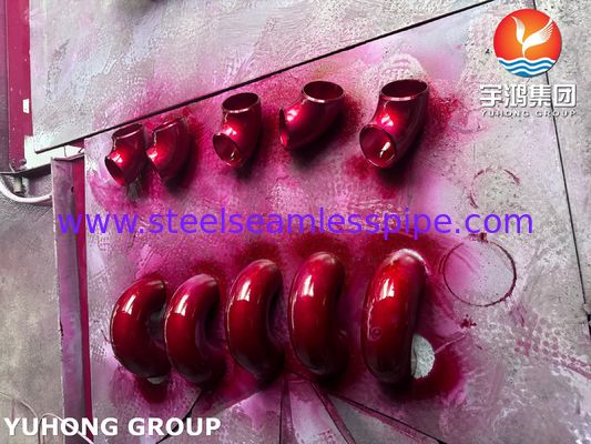 ASTM A403 WP304H Paslanmaz Çelik Bağlantı Kısa Menzilli Dirsek Alın Kaynaklı Dikişsiz B16.9