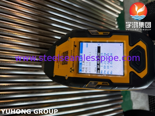 ASTM A249 TP316L kaynaklı boru listesi 10S Isı Değiştiricisi ve Kazan boruları