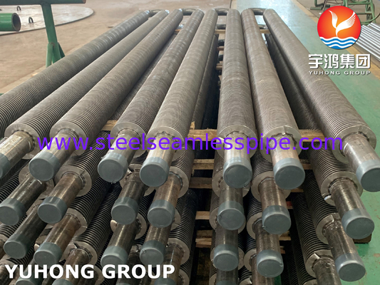 ASTM A106 GR.B HFW U Fin Tube Dayanıklı Karbon Çelik Fin Malzemesi