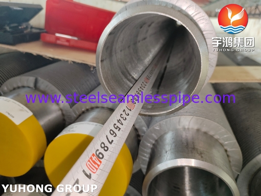 Alloy Steel Seamless Pipe, ASME SA335 P9, Solid Fin Tube, HRSG Sistemi için