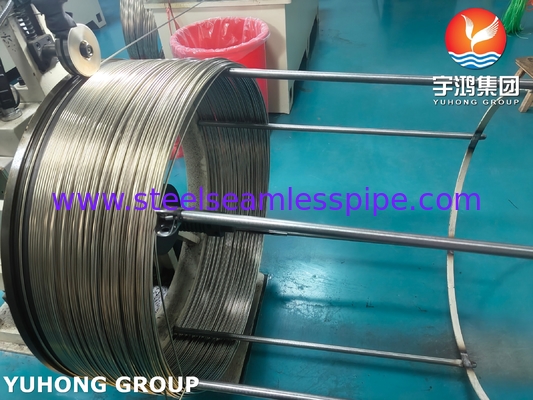 SUS304 Enjeksiyon iğne tüpleri için sarmallanmış paslanmaz çelik tıbbi kapilyar borular ISO9626