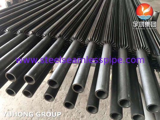 ASTM SA210 Gr A1 Karbon Çelik Kanatlı Isı Eşanjörü Boyuna Kanatlı Boru