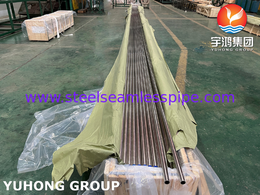 ASME SB111 C71500 Gemi İnşaatı HVAC Sistemleri İçin Dikişsiz Bakır Alaşımlı Boru