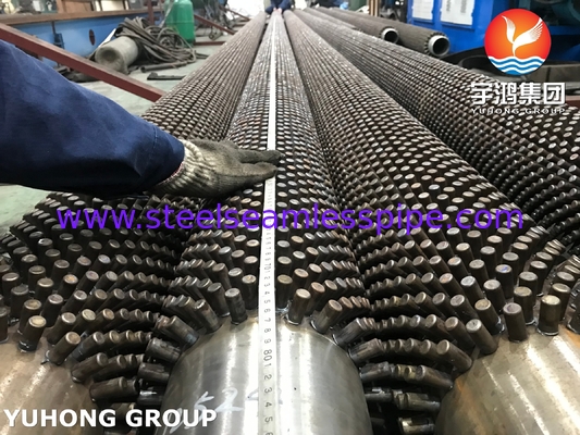 ASTM A213 T9 Kaynak veya Isıtma için Alaşımlı / Paslanmaz Çelik Çubukları ile Alaşımlı Çelik Dökme Fin Tüp