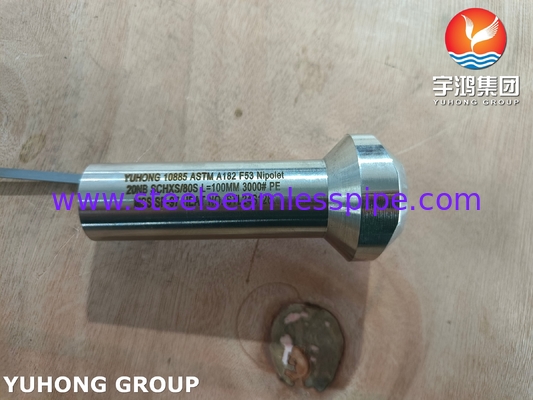 ASTM A182 F53 Süper Dubleks Çelik 2507 Nipolet Bağlantı Parçası MSS SP-97