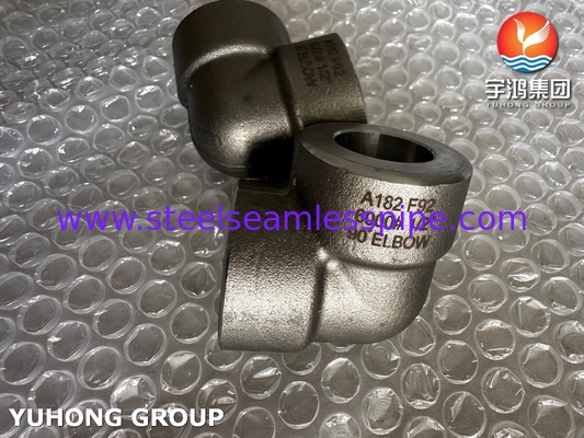 ASTM A182 F92 Alaşımlı Çelik Dövme 90 Derece Dirsek 2 İnç B16.11