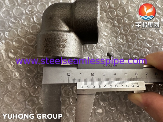 ASTM A182 F92 Alaşımlı Çelik Dövme 90 Derece Dirsek 2 İnç B16.11