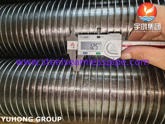 ASTM A335 P22 HFW Serrated Fin Tube 11-13Cr ısı değiştiricileri için
