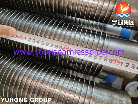 ASTM A335 P22 HFW Serrated Fin Tube 11-13Cr ısı değiştiricileri için