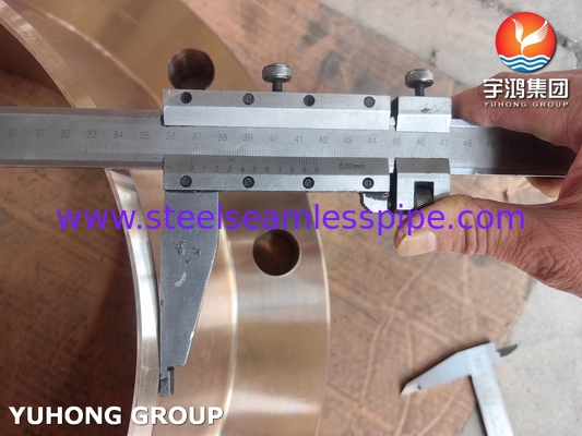 ASTM B283 C70620 Bakır Nikel Alaşımlı Flanş Denizcilik Uygulamaları İçin