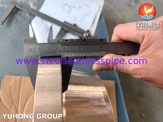 ASTM B283 C70620 Kimyasal Endüstri için Bakır Nikel Alaşımlı Flanş