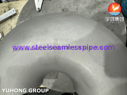 ASTM B366 N08810 Nikel Alaşımlı 180° Yüksek Sıcaklık Boru Bağlantısı için Dönüş Dirseği