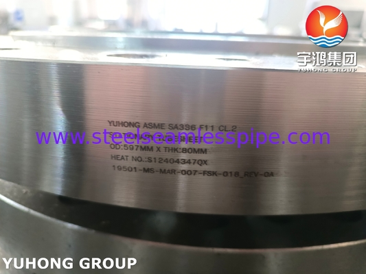 ASME SA336 F11 Cl2 Sıcaklık Değiştiricileri için Alaşımlı Çelik boru levhası