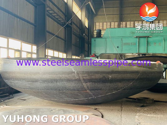 ASME U Damgası 2:1 Elips Başlık Q245R NACE Rafineri Ekşi Servis Kapları için Sertifikalı