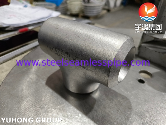 Yüksek Basınçlı WP316L Paslanmaz Çelik Eşdeğer Tee ASTM A403 Uyumlu Buttweld Fittings