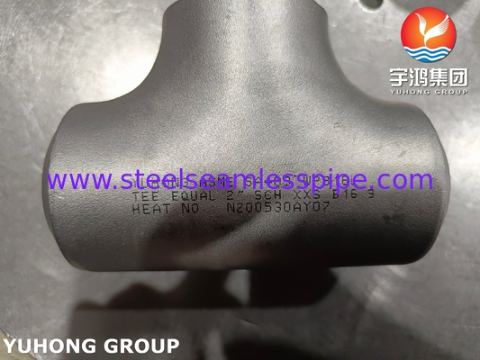 Yüksek Basınçlı WP316L Paslanmaz Çelik Eşdeğer Tee ASTM A403 Uyumlu Buttweld Fittings