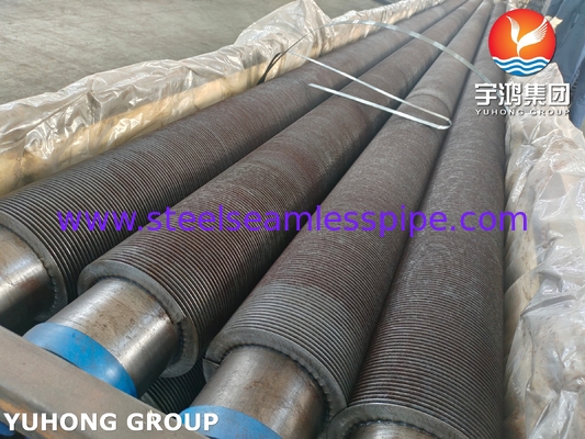Karbon çelik A106 GR.B Reheater ve Economizer için Spiral Fined Tube