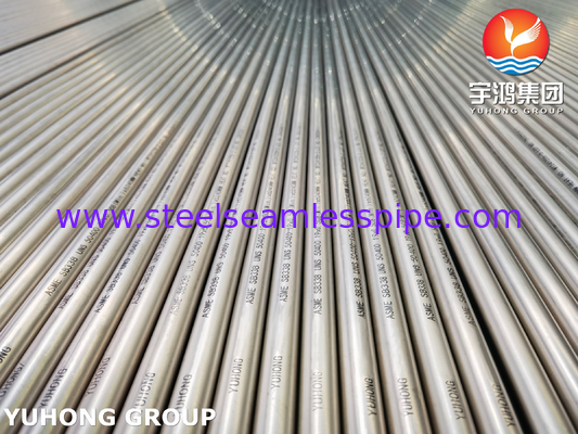 ASME SB338 UNS R50400 Kondansör ve Isı Değiştiricisi için 2. Sınıf Titanyum Alaşımlı Çelik Tüp