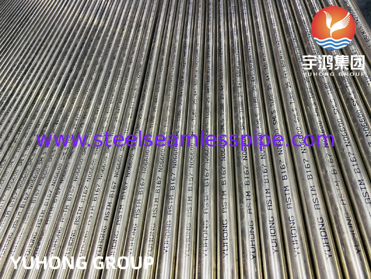 ASTM B167 UNS N06600 Dikişsiz Nikel Alaşımlı Boru Inconel 600 Isı Eşanjörü Borusu