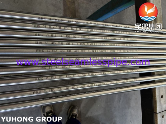 ASME SA213 TP321 Paslanmaz Çelik Dikişsiz U Bend Tüpleri Isı Değiştiricisi Paketleri İçin