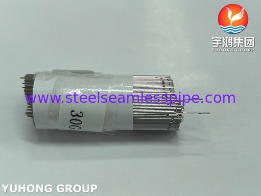 SUS304 30G Dental Root Canal Irrigation Needle Tube , Double Side Vented Tip