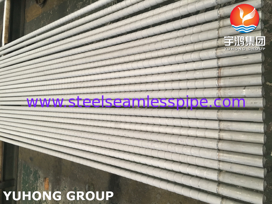 TP304 / TP304L TP316 / TP316L Paslanmaz Çelik Oluklu Kanatlı Borular Isı Eşanjörleri İçin