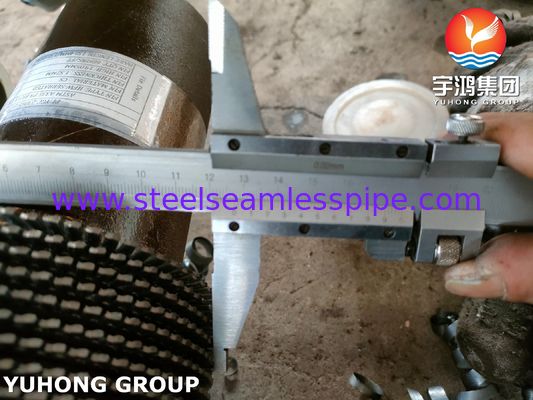 ASTM A335 P9 SERRATED FIN TUBE For Oil Refining Condencer